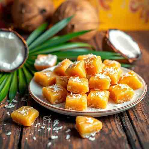 Grenadian Coconut Drops - Easy Caribbean Sweet Treat